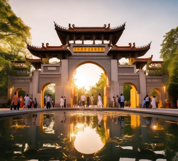 清华东门，golden Corner of China University of Tokyo